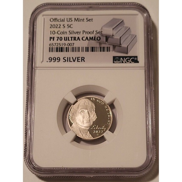 2022 S Jefferson Nickel Proof PF70 UC NGC - Picture 1 of 2